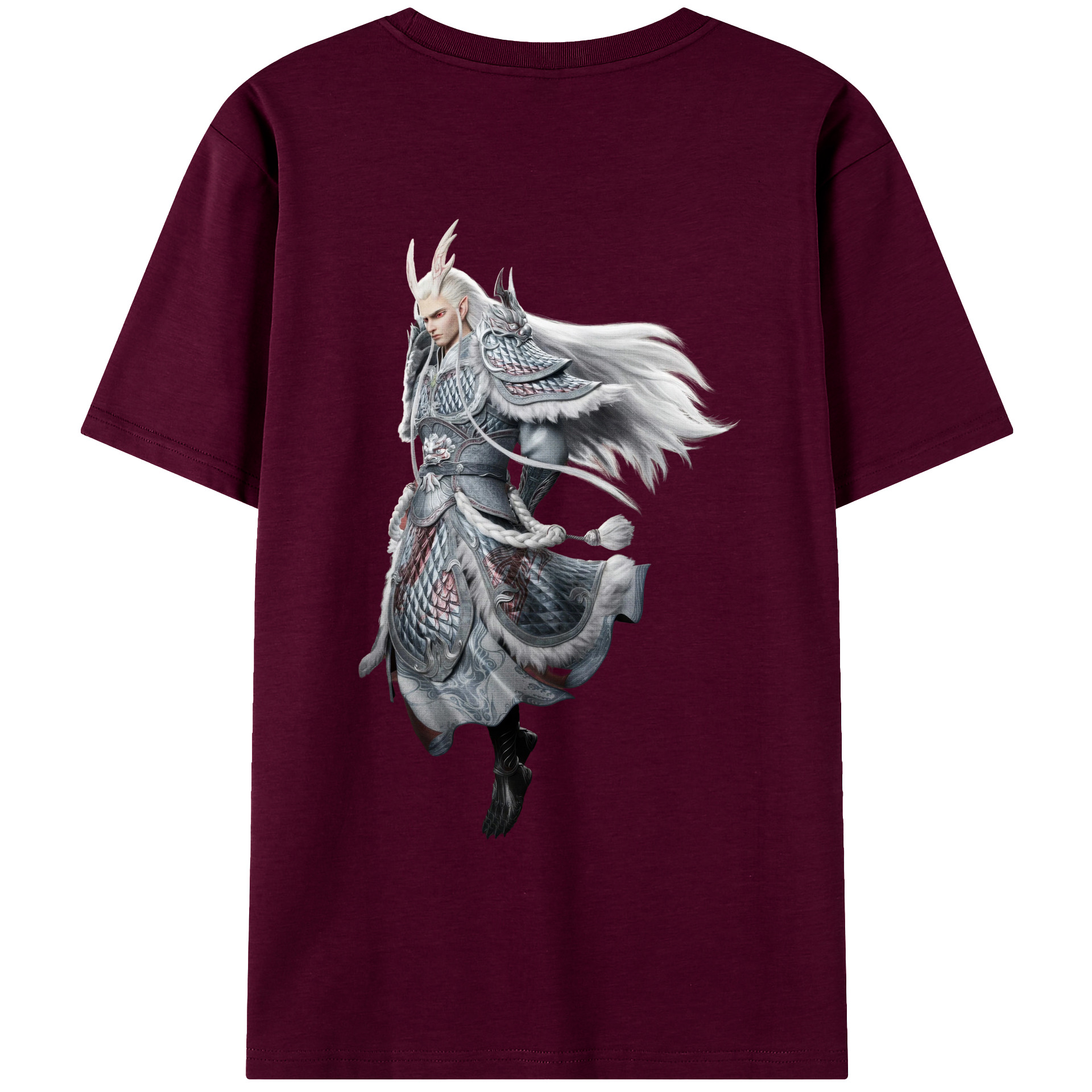（画像用） Ne Zha 2 ナタ 魔童の大暴れ レディース半袖Tシャツ(バックプリント)